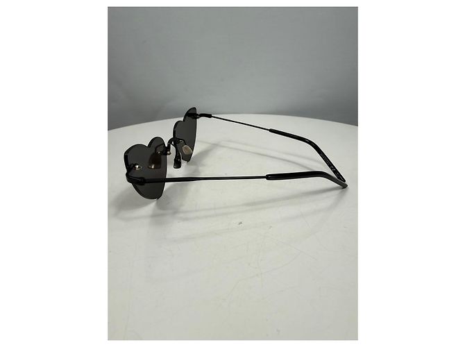 Gafas de sol Saint Laurent SL254 Loulou Heart-Shaped Negro - vista 3