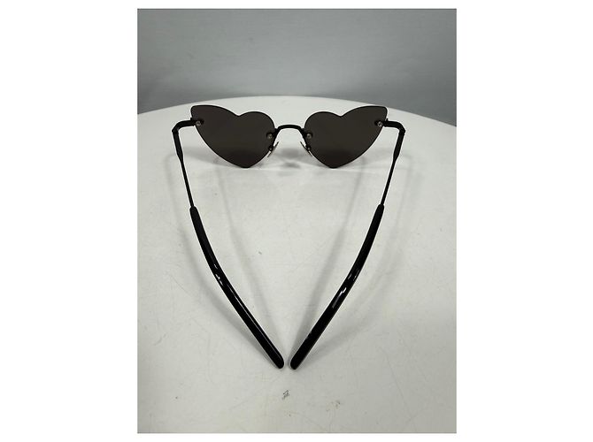 Gafas de sol Saint Laurent SL254 Loulou Heart-Shaped Negro - vista 6