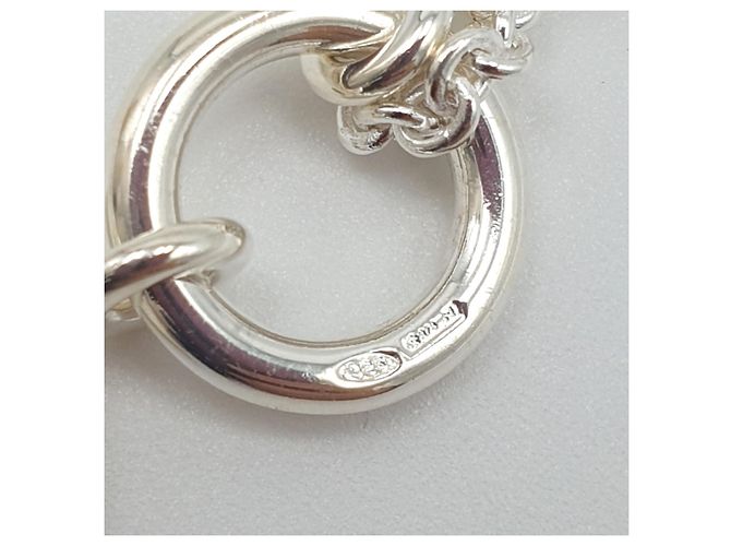Hermès Silberkette H Ex-Libris Silber Hardware - Ansicht 4