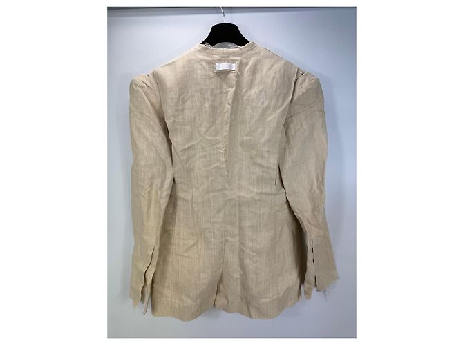 Autre Marque Blazer de lino beige Litkovskaya - vista 5