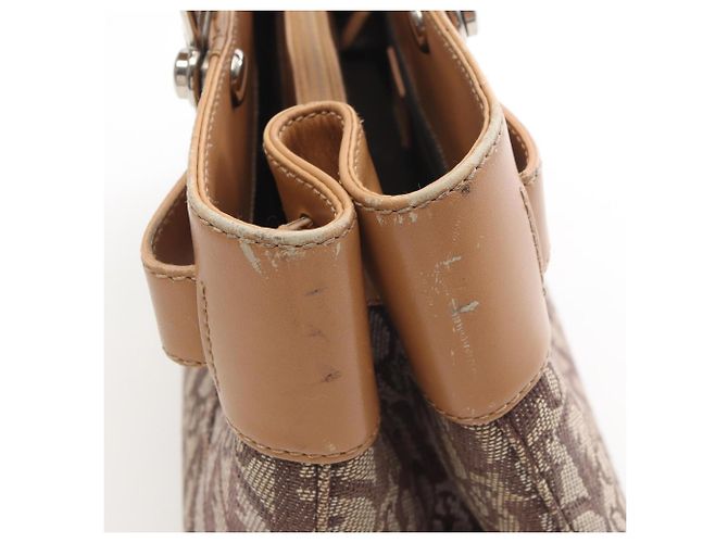 Borsa Christian Dior Trotter Marrone Beige - vista 10