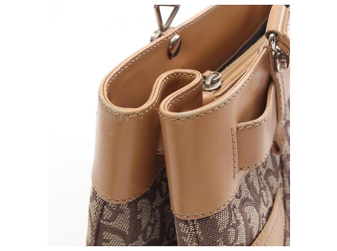 Borsa Christian Dior Trotter Marrone Beige - vista 11