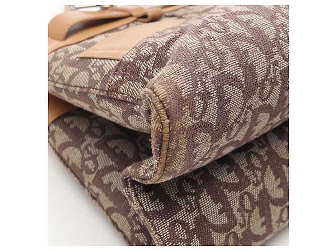 Borsa Christian Dior Trotter Marrone Beige - vista 5