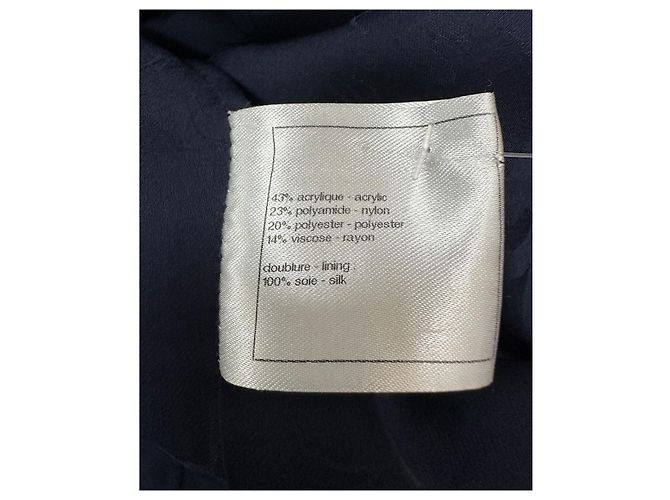 Timeless Chanel Tweed-Jacke in Navy Blau 2012, Gr. 38 Gebraucht - Ansicht 6