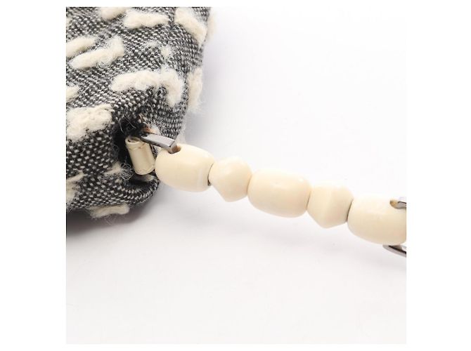 Borsa a tracolla Christian Dior Dior Maris Pearl Nero Bianco - vista 8