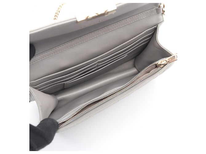 Borsa a tracolla Christian Dior Miss Cannage Marrone - vista 3