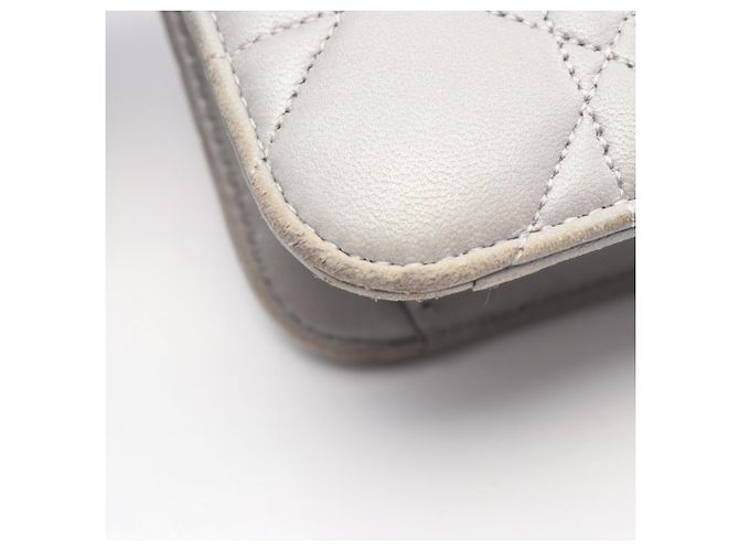 Borsa a tracolla Christian Dior Miss Cannage Marrone - vista 8