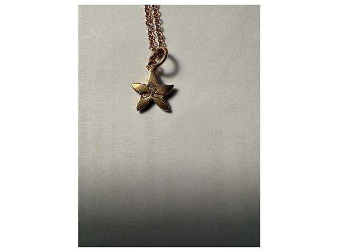 Dodo Pomellato Essentials Rose Gold Black Diamond Star Necklace Pink - view 2