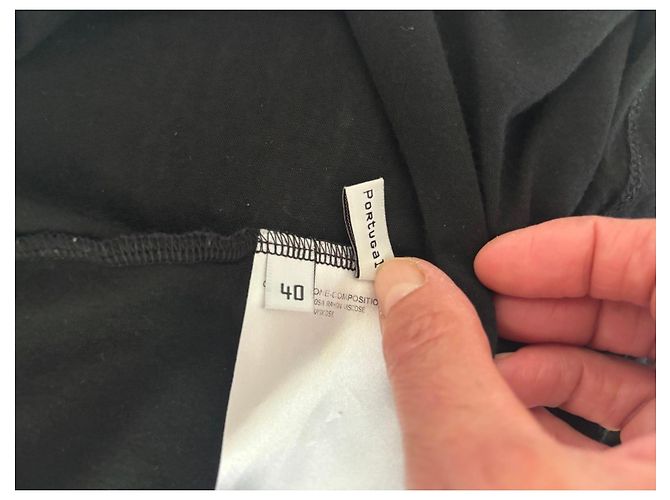 Balenciaga Top sem mangas de viscose e couro preto - vista 2
