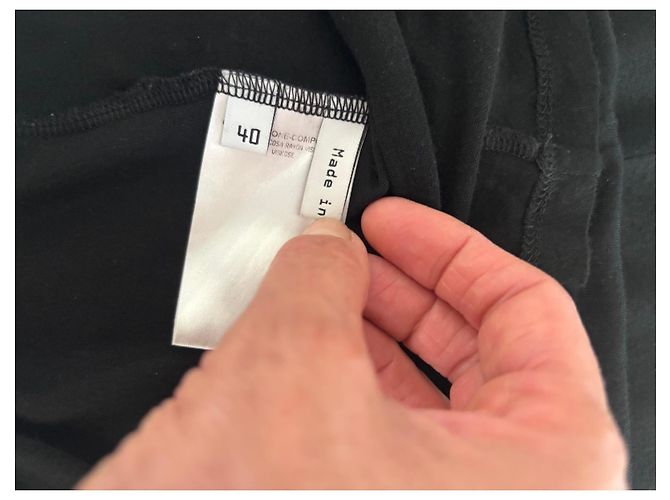 Balenciaga Top sem mangas de viscose e couro preto - vista 8