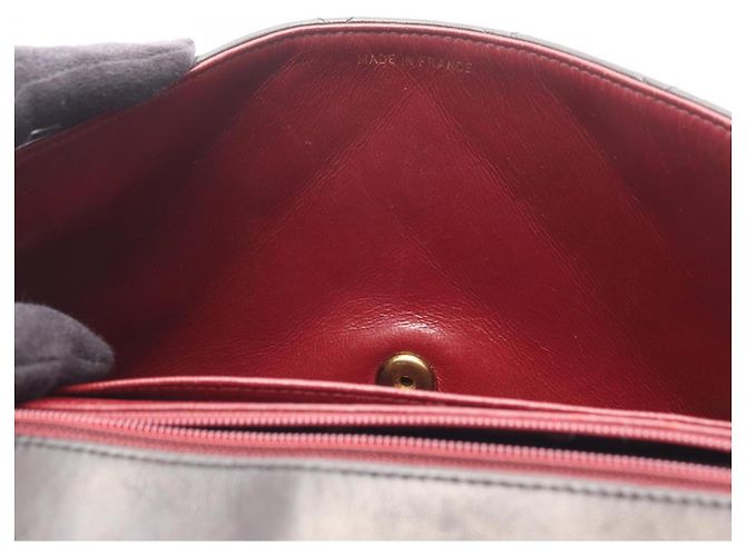 Borsa a tracolla Chanel Matelassé Diana Flap Nero - vista 6