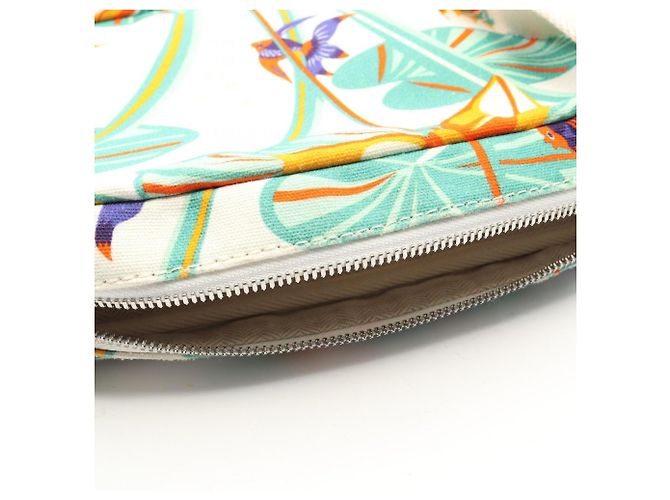 Borsa a Spalla LOEWE x PAULA'S IBIZA Water Lily Bianco Multicolore - vista 7
