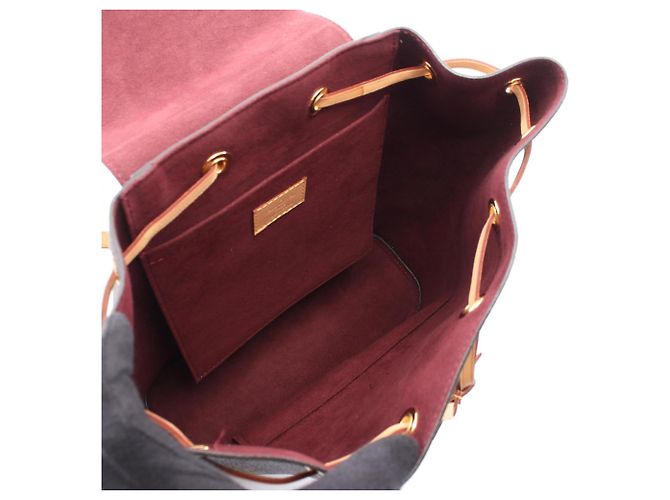 Zaino Louis Vuitton Montsouris Monogram Marrone Monogramma - vista 3