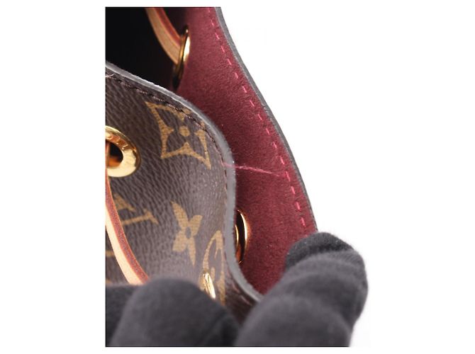 Zaino Louis Vuitton Montsouris Monogram Marrone Monogramma - vista 7