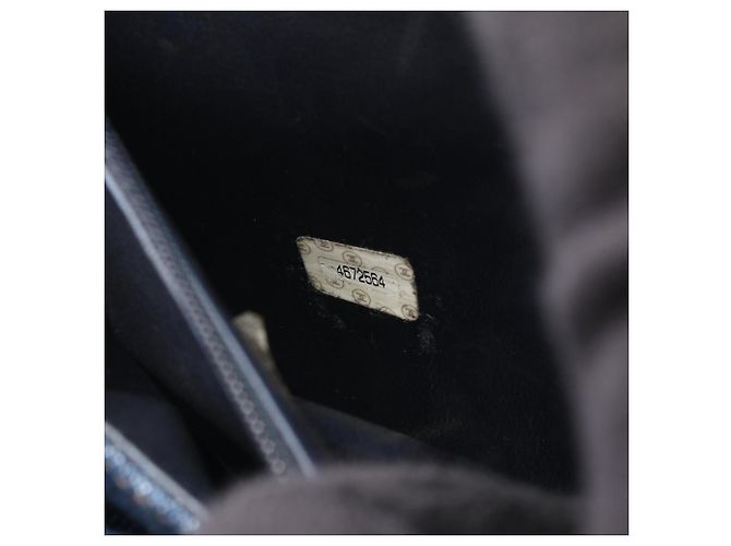 Vanity Borsa 2-Way Chanel Coco Mark in denim blu navy - vista 5