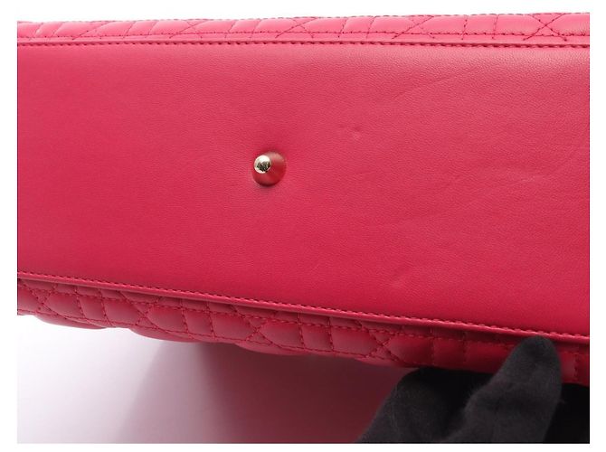 Christian Dior Lady Large Cannage Handtasche Pink - Ansicht 5