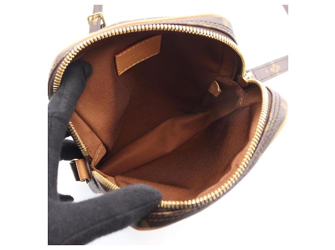 Borsa a tracolla Louis Vuitton Panam Set Game On Monogram Marrone Multicolore Monogramma - vista 3
