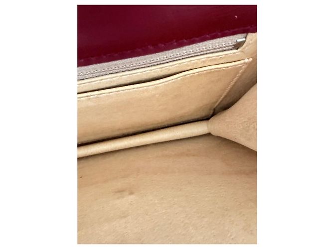 Gucci Clutch in Pelle Bordeaux Bordò - vista 16