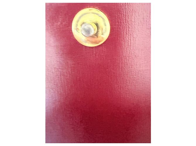Gucci Clutch in Pelle Bordeaux Bordò - vista 18