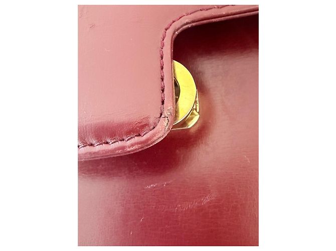 Gucci Clutch in Pelle Bordeaux Bordò - vista 20