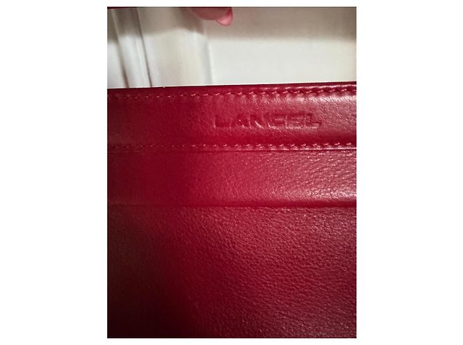 Lancel Borsa in pelle rossa Rosso - vista 11