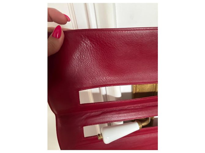 Lancel Borsa in pelle rossa Rosso - vista 13