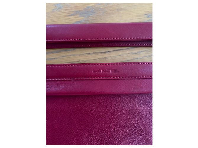 Lancel Borsa in pelle rossa Rosso - vista 16
