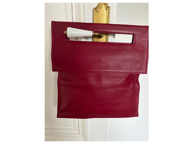 Lancel Borsa in pelle rossa Rosso - vista 4