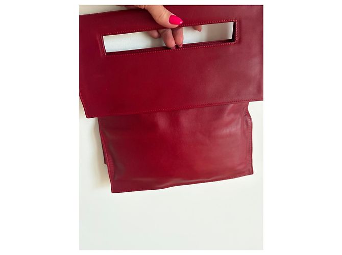 Lancel Borsa in pelle rossa Rosso - vista 7