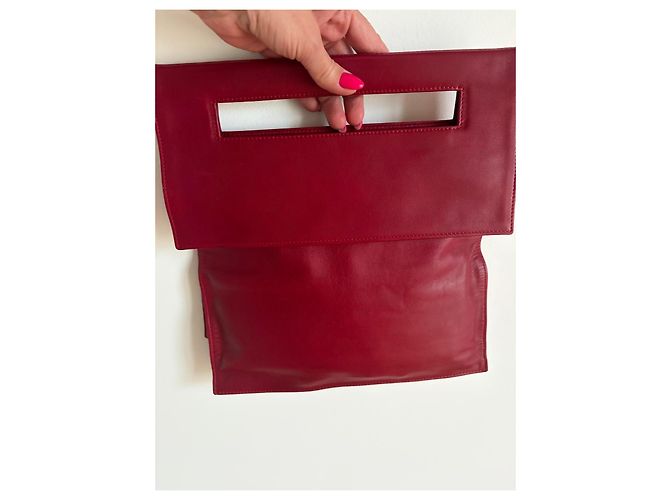 Lancel Borsa in pelle rossa Rosso - vista 8