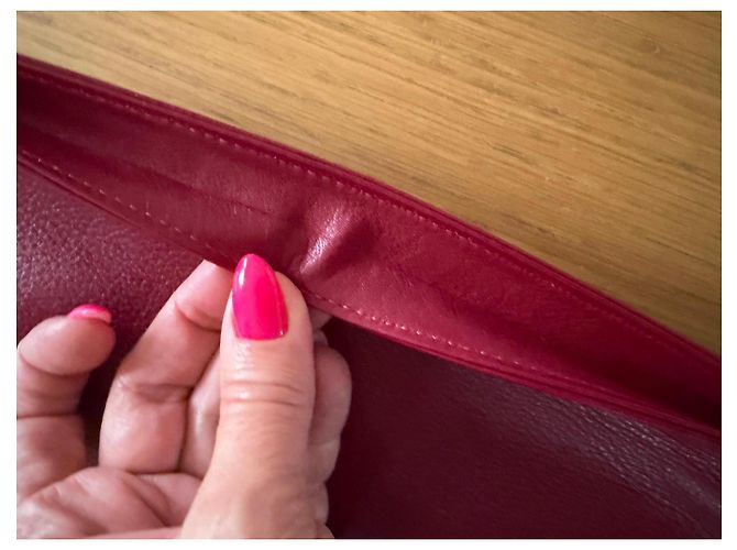 Lancel Borsa in pelle rossa Rosso - vista 9