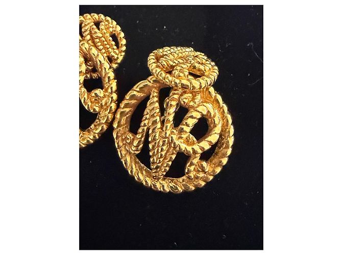 Gemelli Nina Ricci Monogramma Dorati D'oro - vista 2