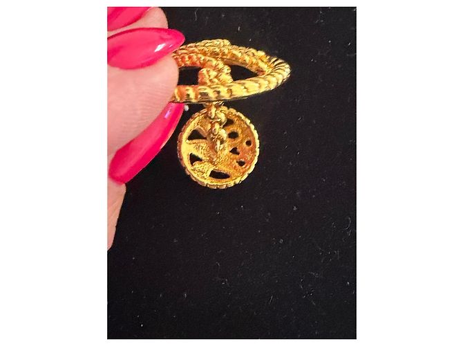 Gemelli Nina Ricci Monogramma Dorati D'oro - vista 7