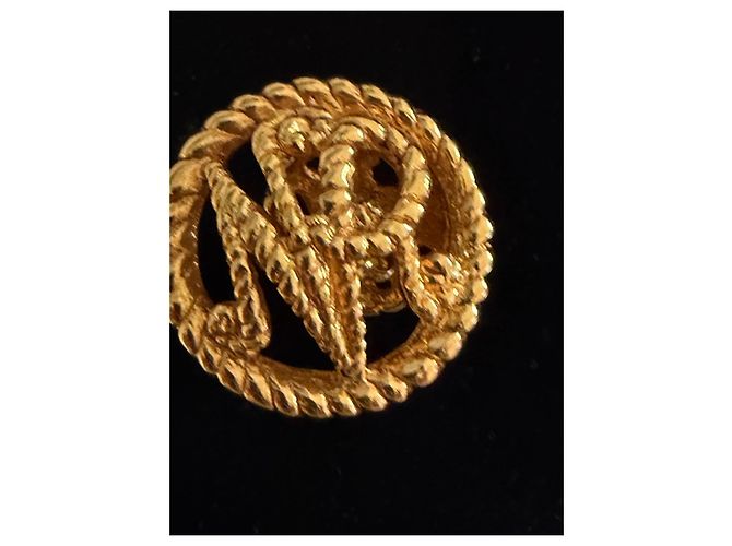 Gemelli Nina Ricci Monogramma Dorati D'oro - vista 8