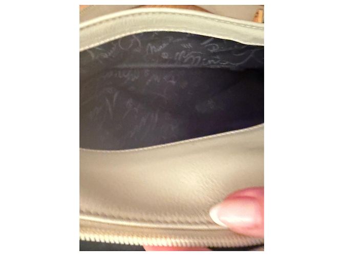 Borsa Nina Ricci in pelle bianca Bianco Bianco sporco - vista 11