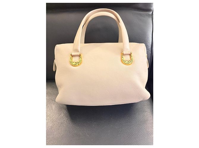 Borsa Nina Ricci in pelle bianca Bianco Bianco sporco - vista 6