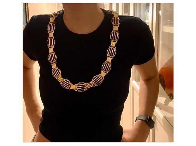 Gucci Goldener Schmuckgürtel - Aldo Gucci Ära - Ansicht 7