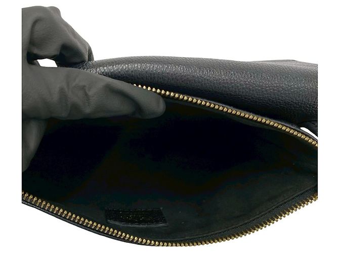Louis Vuitton Twice Schultertasche aus Monogram Empreinte Leder Schwarz - Ansicht 8