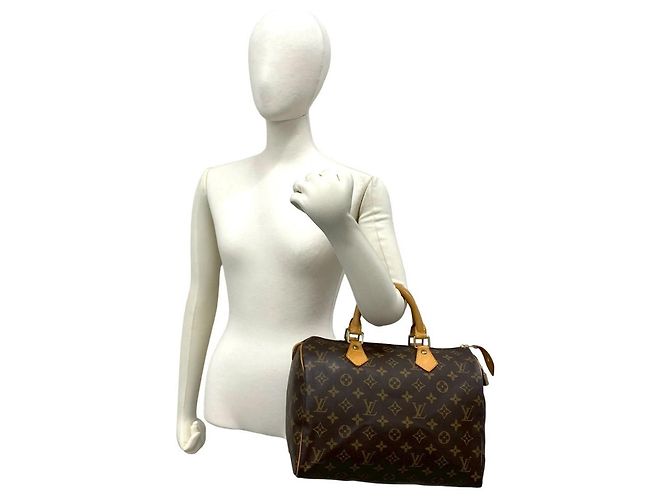 Louis Vuitton Vintage Speedy 30 Handtasche Braun - Ansicht 2