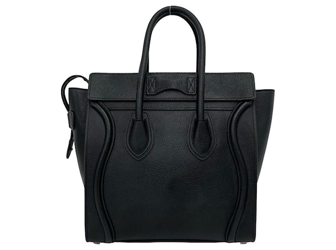 Céline Borsa micro in pelle Celine Nero - vista 3