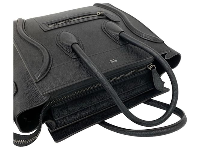 Céline Borsa micro in pelle Celine Nero - vista 4