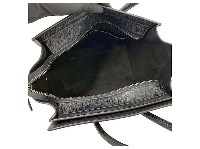 Céline Borsa micro in pelle Celine Nero - vista 9