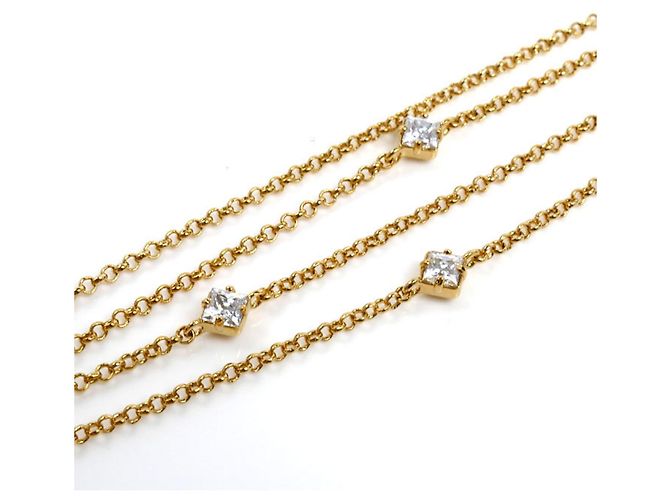 Collana in metallo dorato Louis Vuitton D'oro - vista 4