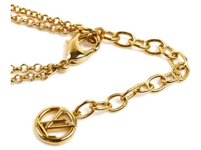 Collana in metallo dorato Louis Vuitton D'oro - vista 6
