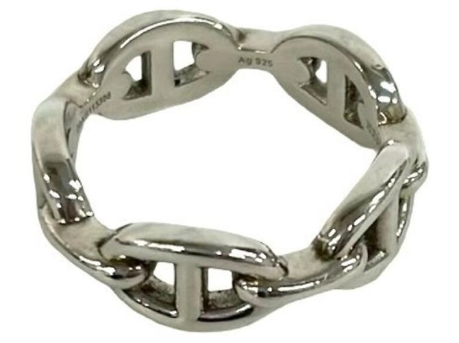 Ring Hermès Anello Enchainée HERMES Argento - vista 6