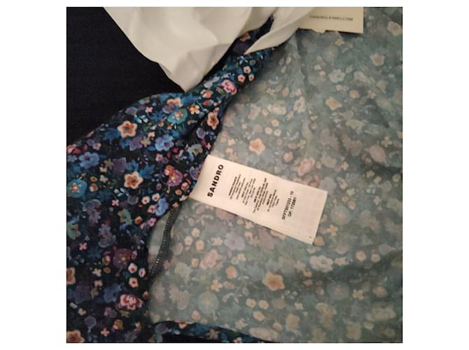 Top floreale Sandro Bianco Multicolore - vista 4