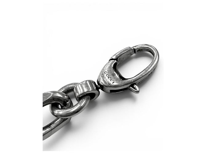 Collana a catena Interlocking G Gucci Argento - vista 6