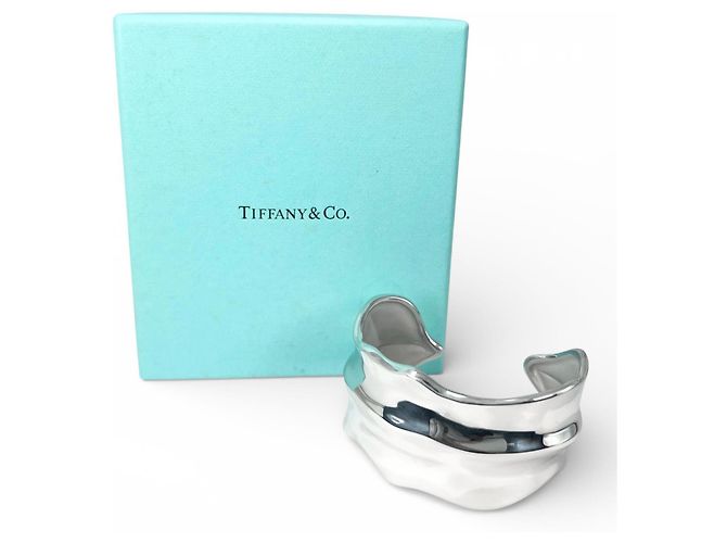Tiffany & Co Bracciale rigido Tiffany Vintage 925 Leaf Argento - vista 2