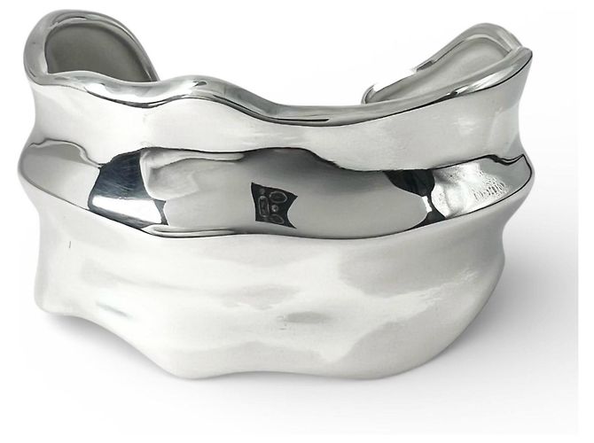 Tiffany & Co Bracciale rigido Tiffany Vintage 925 Leaf Argento - vista 3