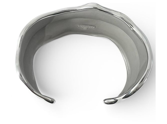 Tiffany & Co Bracciale rigido Tiffany Vintage 925 Leaf Argento - vista 5